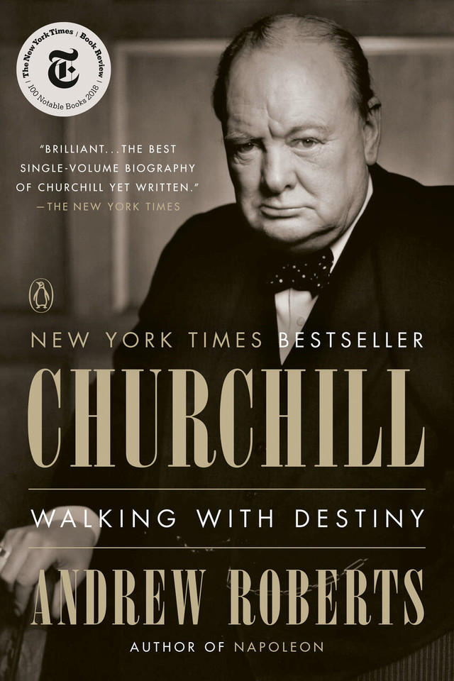 Churchill: Walking with Destiny book cover by Andrew Roberts