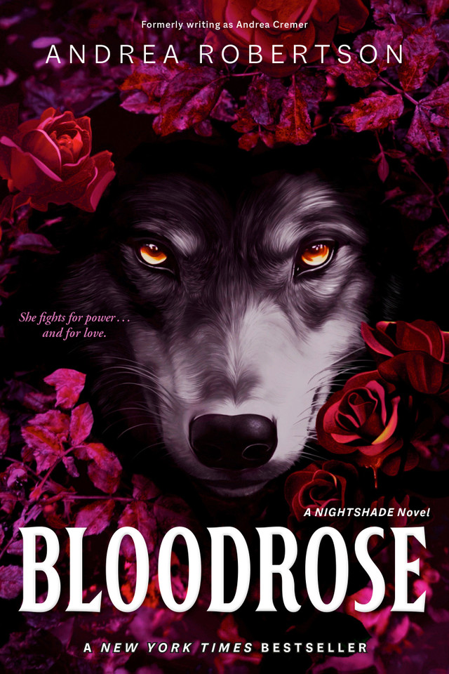 Bloodrose (Nightshade) book cover by Andrea Robertson