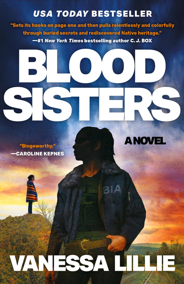 Blood Sisters book cover by Vanessa Lillie