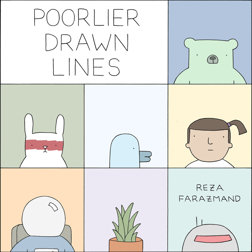 Poorlier Drawn Lines book cover by Reza Farazmand