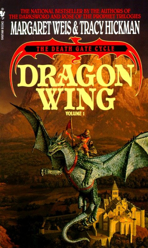 Dragon Wing: The Death Gate Cycle, Volume 1 (A Death Gate Novel) book cover by Margaret Weis, Tracy Hickman