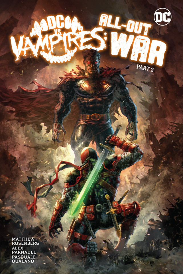 DC vs. Vampires: All-Out War Part 2 book cover by Alex Paknadel, Matthew Rosenberg