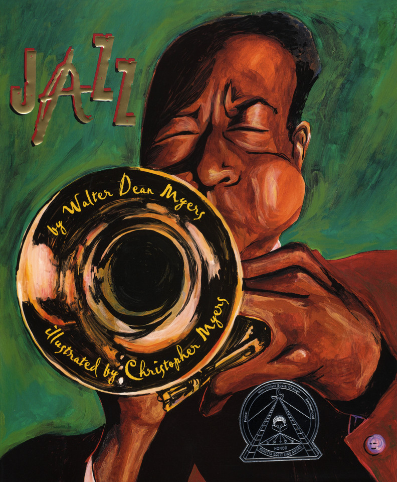 Jazz book cover by Walter Dean Myers
