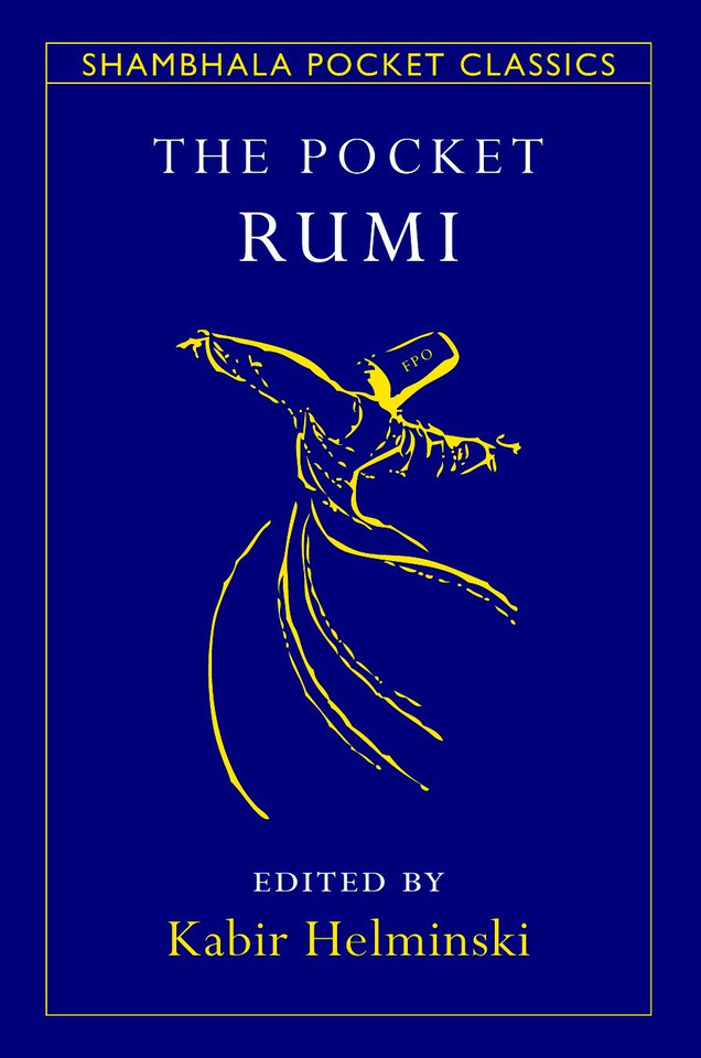 The Pocket Rumi (Shambhala Pocket Classics) book cover by Mevlana Jalaluddin Rumi