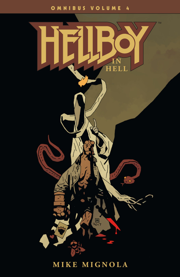 Hellboy Omnibus Volume 4: Hellboy in Hell book cover by Mike Mignola