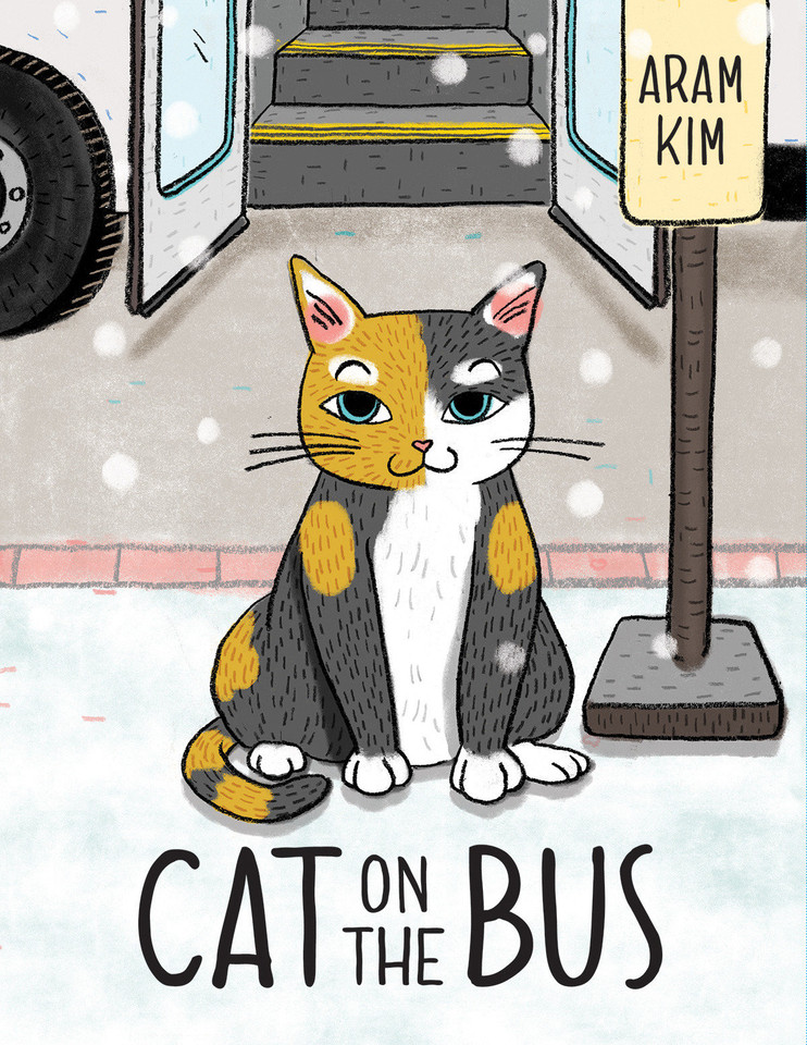 Cat on the Bus book cover by Aram Kim