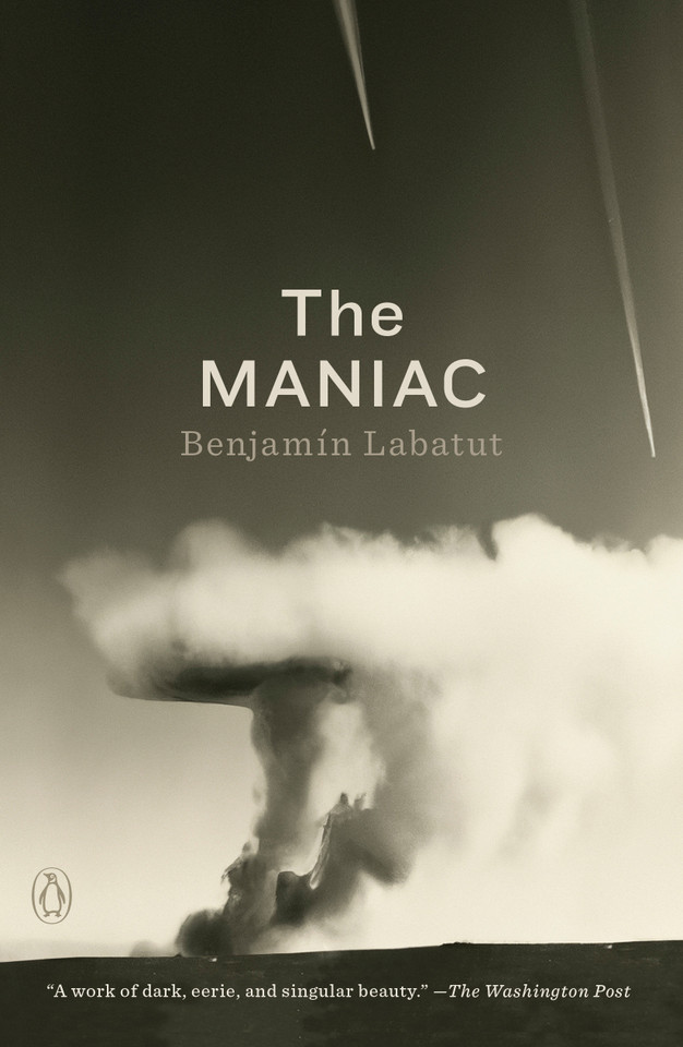 The MANIAC book cover by Benjamin Labatut