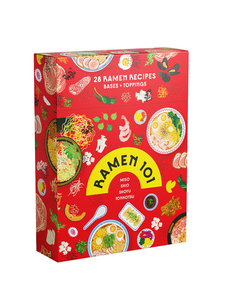 Ramen 101 Deck of Cards: 28 Ramen Recipes: Bases + Toppings (101 DECK OF CARDS) book cover by Deborah Kaloper
