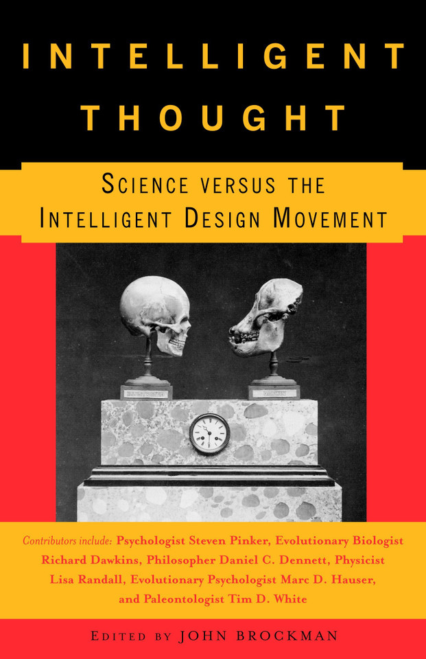 Intelligent Thought: Science versus the Intelligent Design Movement book cover by 