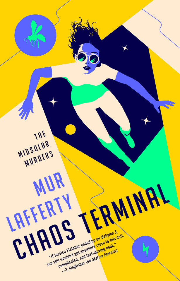 Chaos Terminal (The Midsolar Murders) book cover by Mur Lafferty