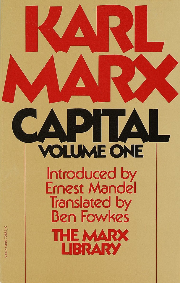 Capital: A Critique of Political Policy book cover by Karl Marx