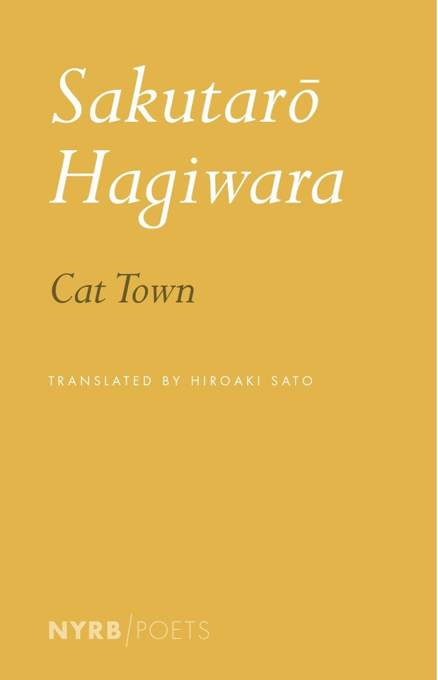 Cat Town (NYRB Poets) book cover by Sakutaro Hagiwara