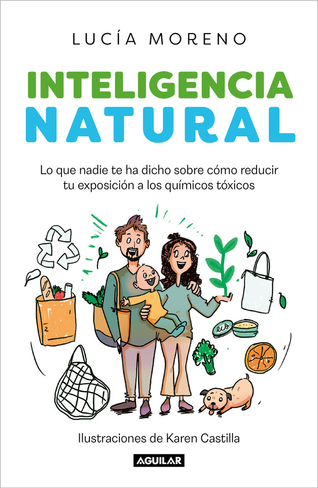 Inteligencia natural  / Natural Intelligence book cover by Lucía Moreno