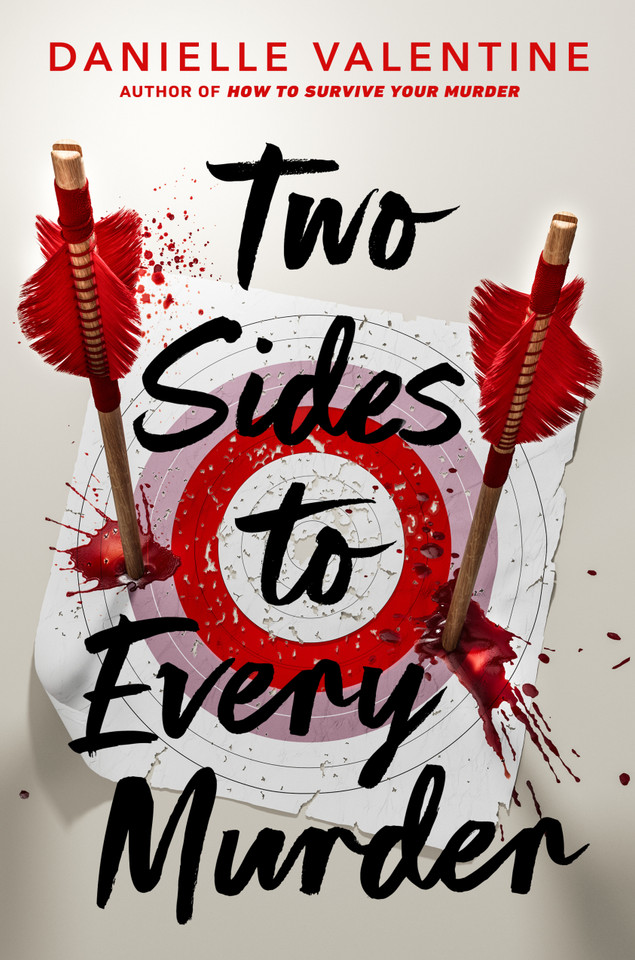 Two Sides to Every Murder book cover by Danielle Valentine