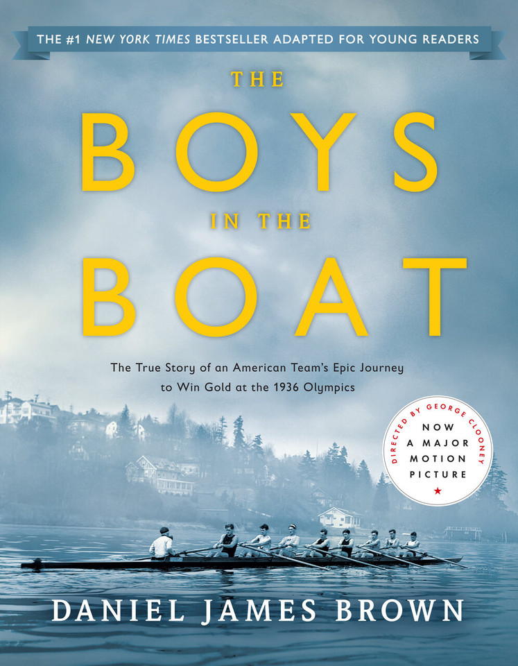 The Boys in the Boat (Young Readers Adaptation): The True Story of an American Team's Epic Journey to Win Gold at the 1936 Olympics book cover by Daniel James Brown