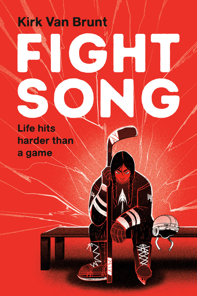 Fight Song book cover by Kirk Van Brunt