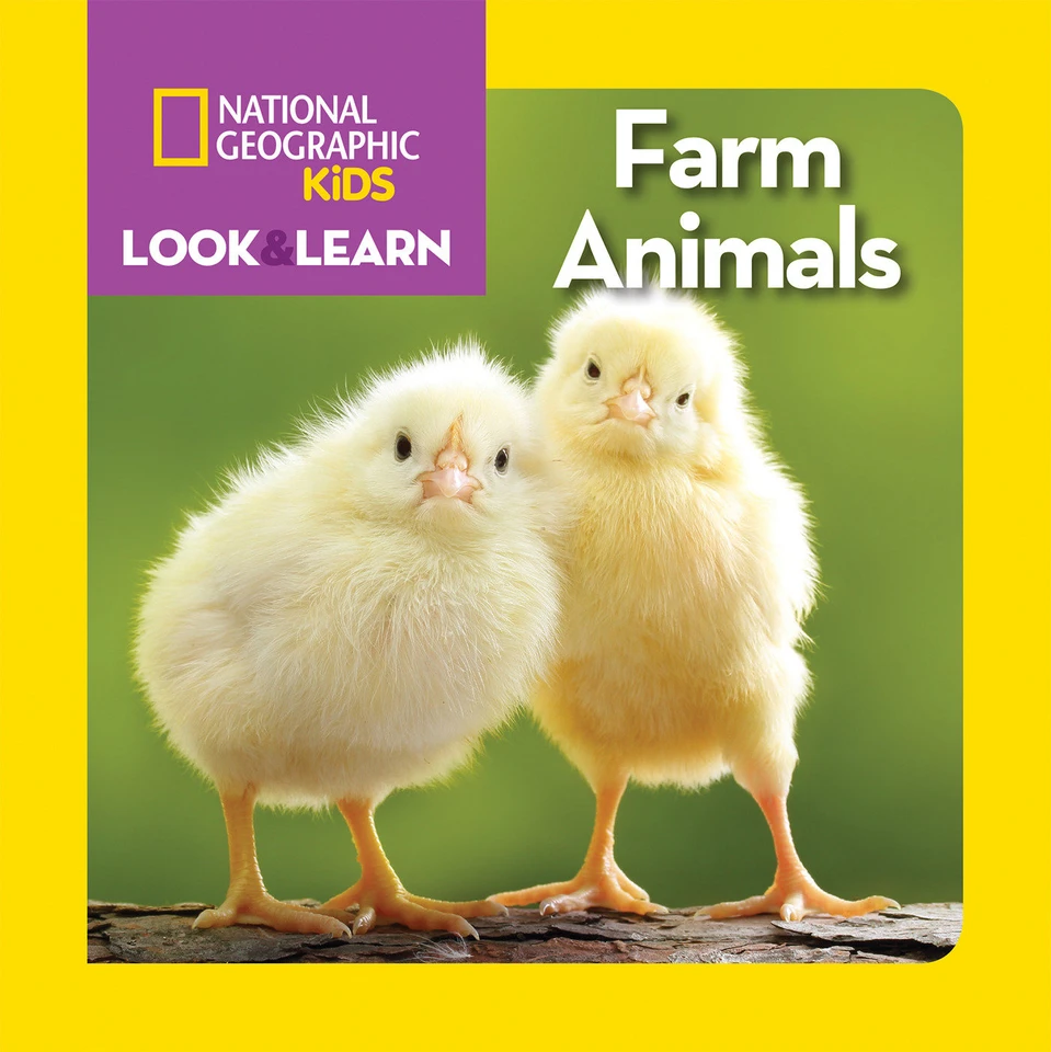 National Geographic Kids Look & Learn: Farm Animals (Look & Learn) book cover by National Geographic Kids
