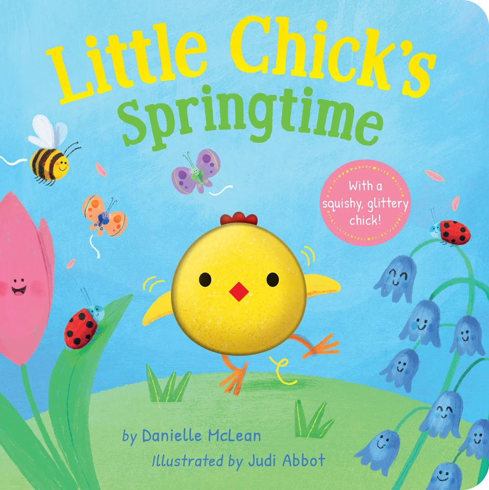 Little Chick's Springtime: A Spring Board Book for Kids book cover by Danielle McLean
