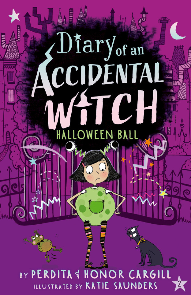 Halloween Ball (Diary of an Accidental Witch) book cover by Perdita Cargill, Honor Cargill
