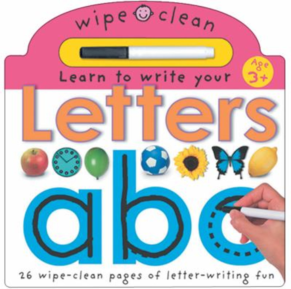 Letters abc: 26 Wipe-Clean Pages of Letter-Writing Fun [Hardcover] Cover