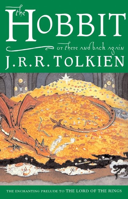 The Hobbit book cover by J.R.R. Tolkien