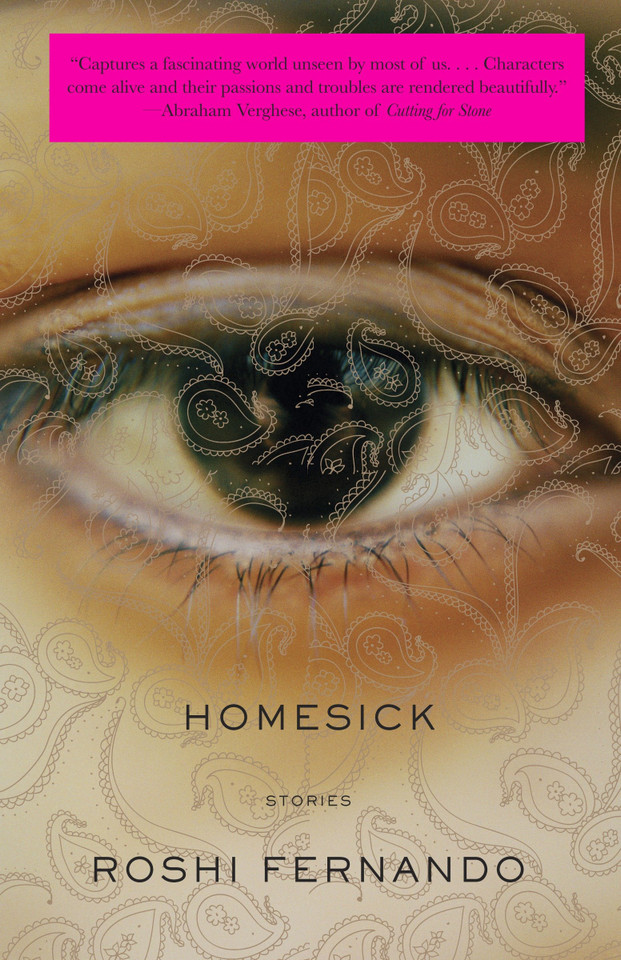 Homesick book cover by Roshi Fernando