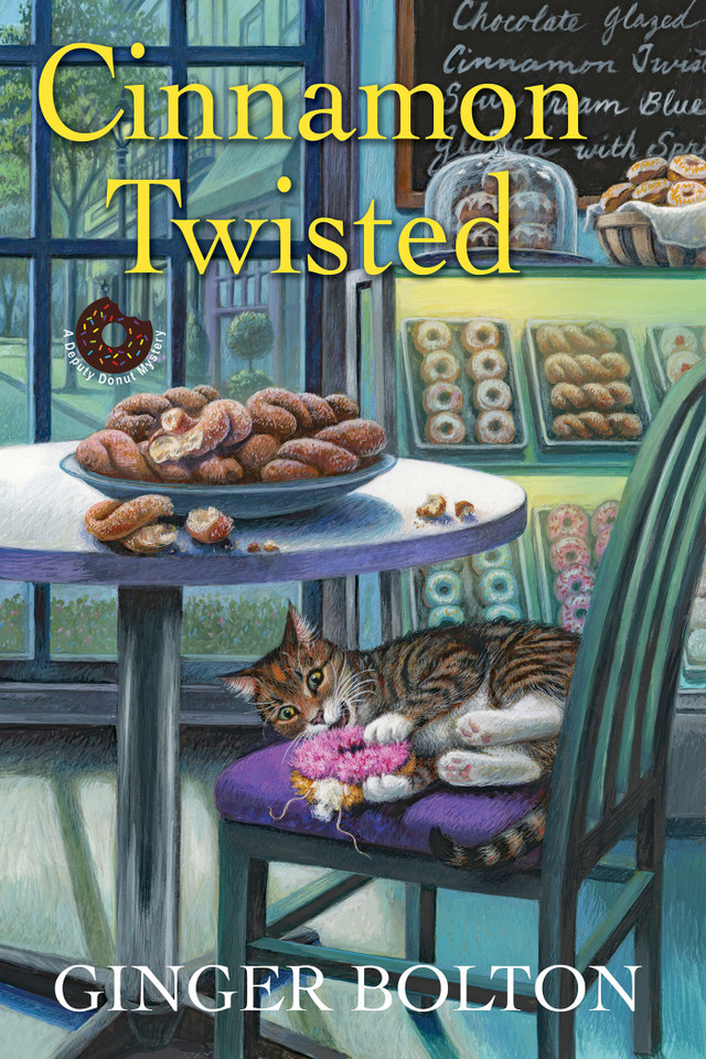 Cinnamon Twisted (A Deputy Donut Mystery) book cover by Ginger Bolton
