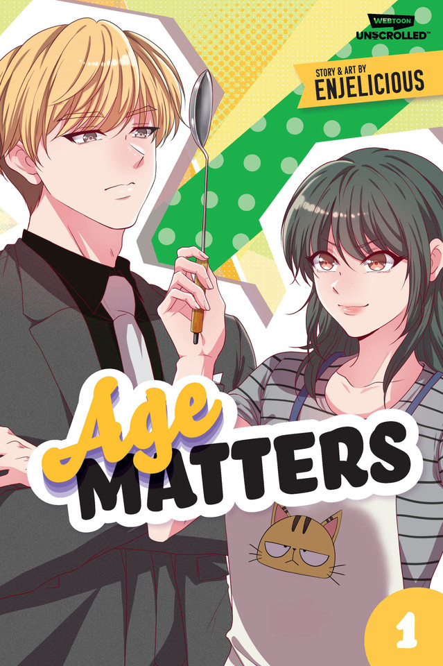 Age Matters Volume One: A WEBTOON Unscrolled Graphic Novel book cover by Enjelicious