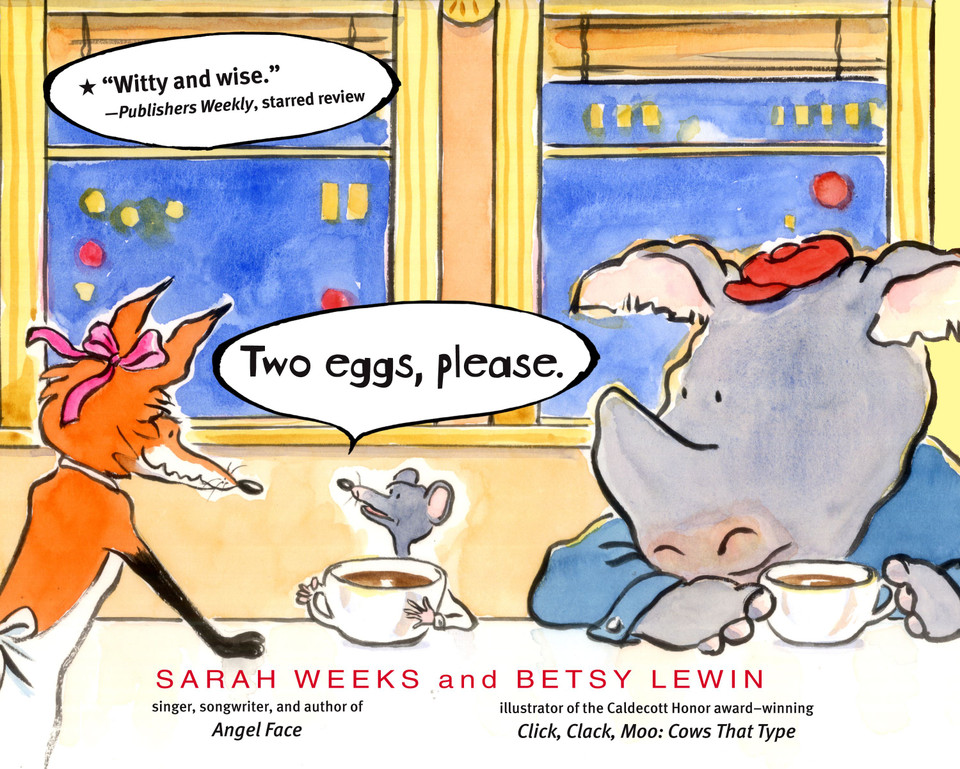 Two eggs, please. book cover by Sarah Weeks