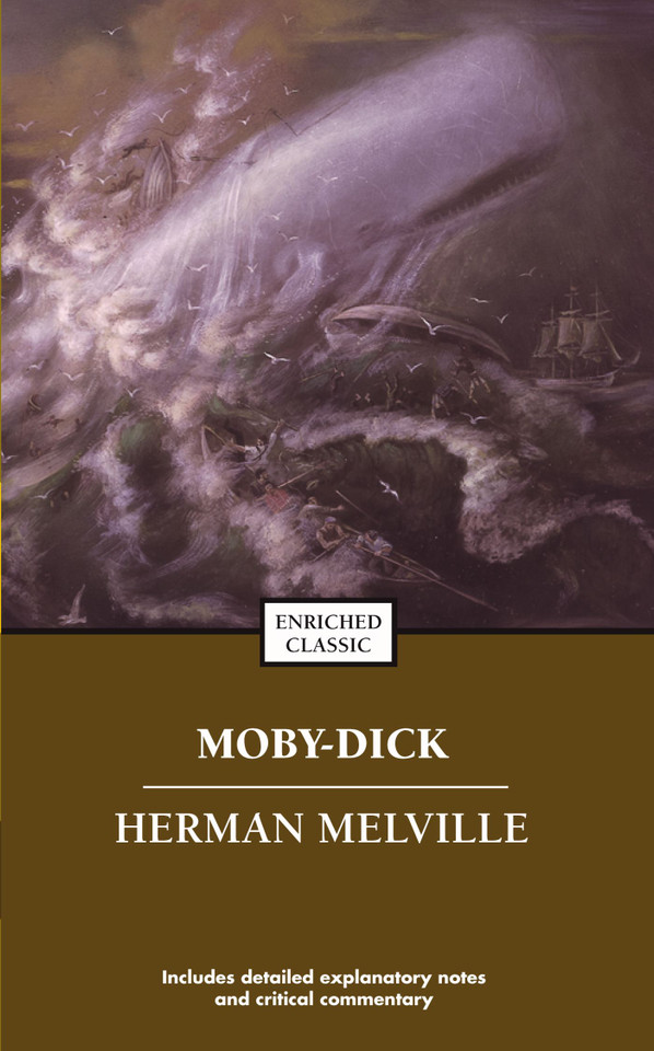 Moby-Dick (Enriched Classics) book cover by Herman Melville