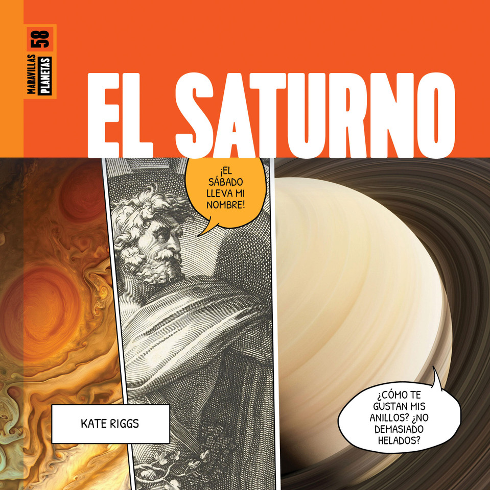 El Saturno (Maravillas) book cover by Kate Riggs