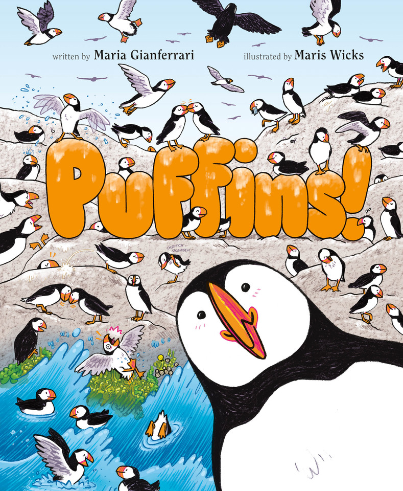 Puffins! book cover by Maria Gianferrari