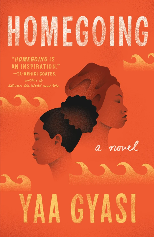 Homegoing book cover by Yaa Gyasi