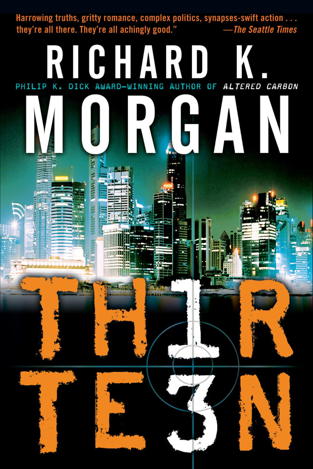 Thirteen book cover by Richard K. Morgan