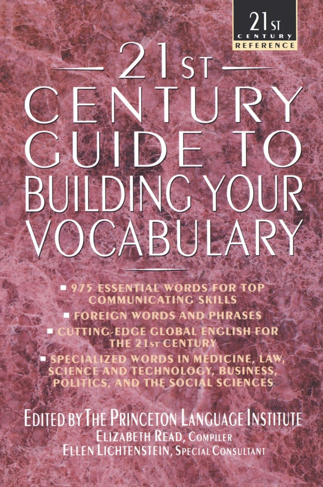 21st Century Guide to Building Your Vocabulary book cover by The Philip Lief Group