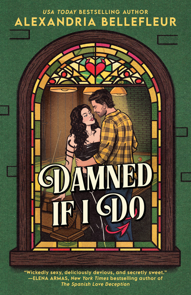 Damned If I Do book cover by Alexandria Bellefleur