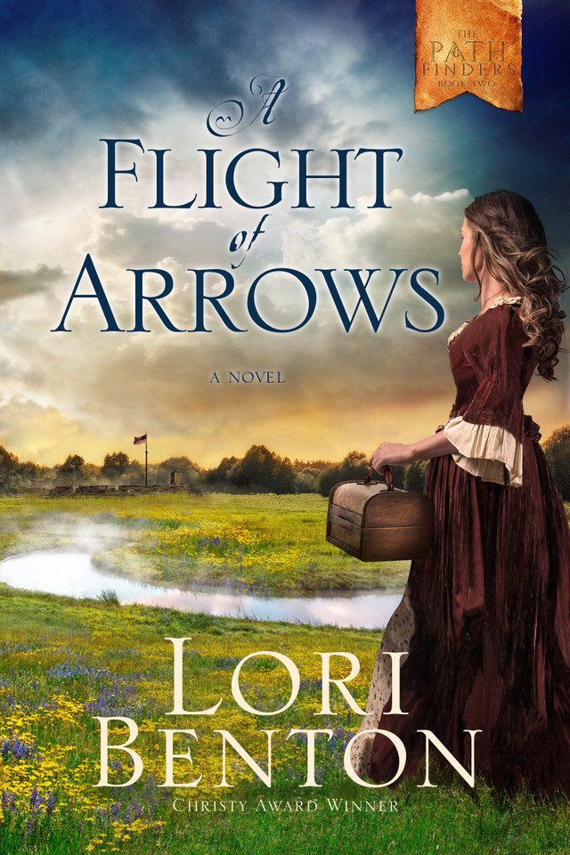 A Flight of Arrows: A Novel (The Pathfinders) book cover by Lori Benton