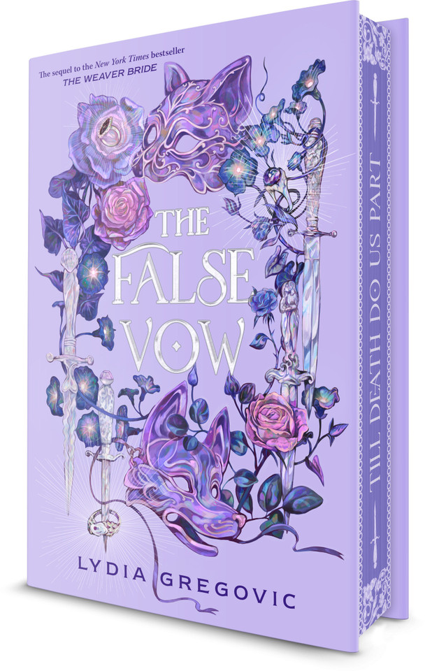 The False Vow: Book 2 (The Weaver Bride) book cover by Lydia Gregovic