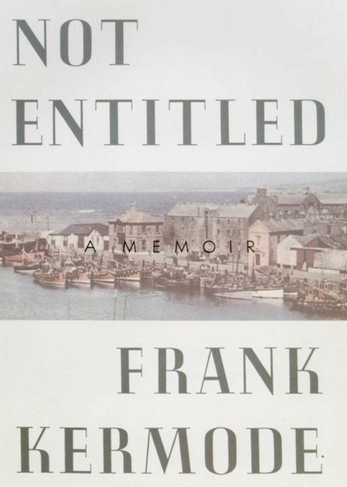 Not Entitled: A Memoir book cover by Frank Kermode