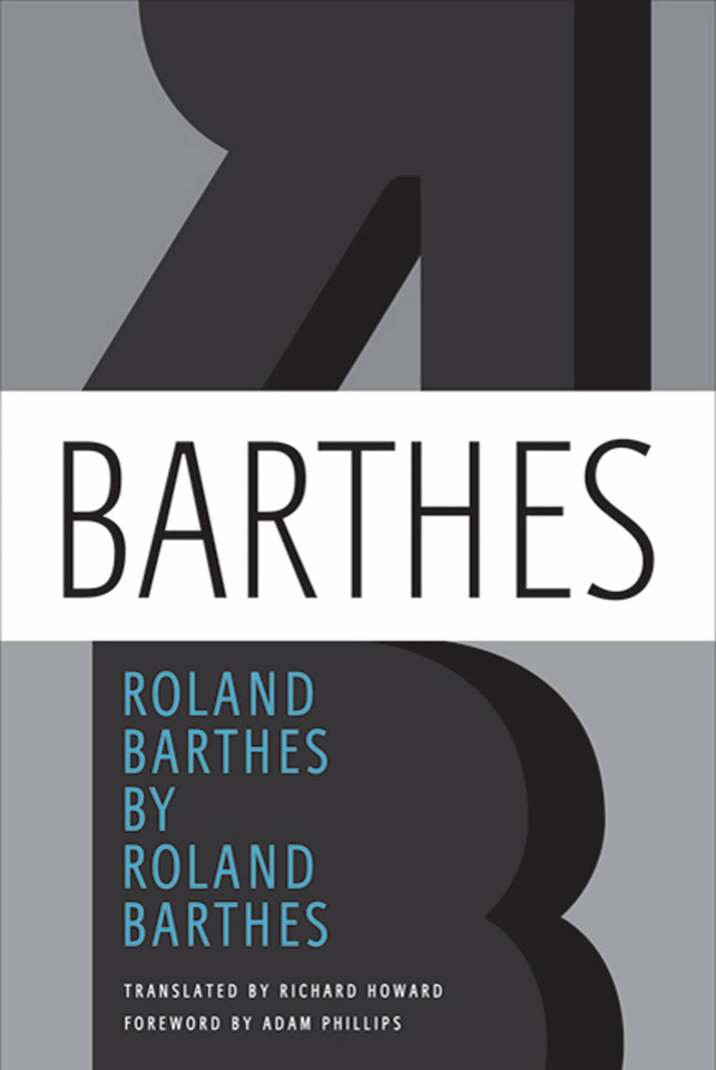 Roland Barthes by Roland Barthes book cover by Roland Barthes