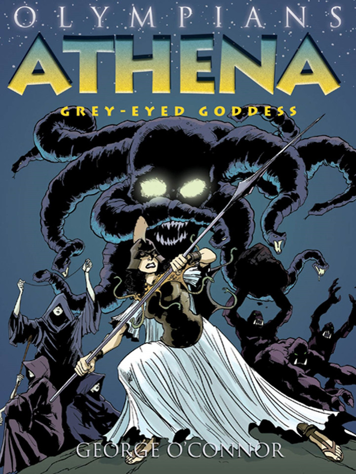 Olympians: Athena: Grey-Eyed Goddess (Olympians #2) book cover by George O'Connor