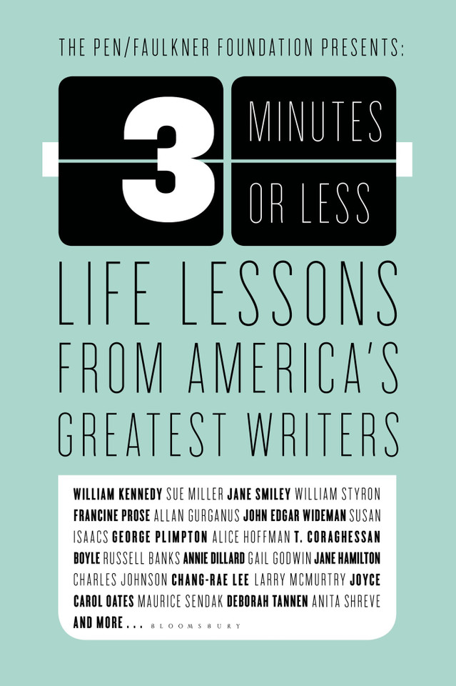 3 Minutes or Less: Life Lessons from America's Greatest Writers book cover by 