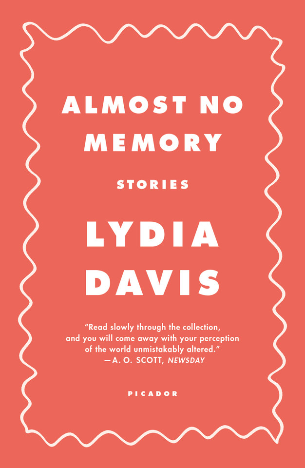 Almost No Memory: Stories book cover by Lydia Davis