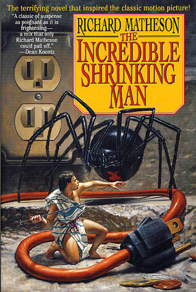 The Incredible Shrinking Man book cover by Richard Matheson