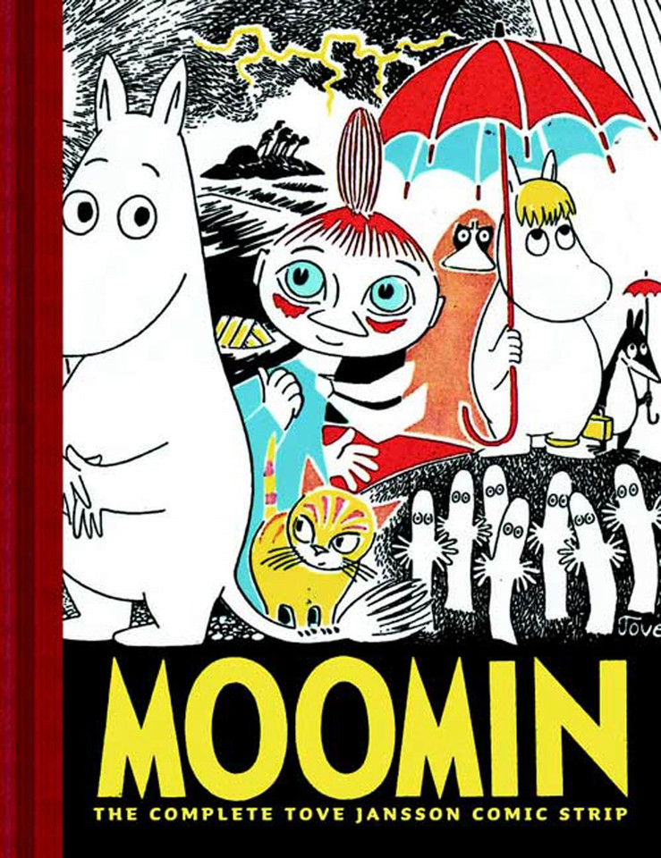Moomin Book One: The Complete Tove Jansson Comic Strip (Moomin) book cover by Tove Jansson