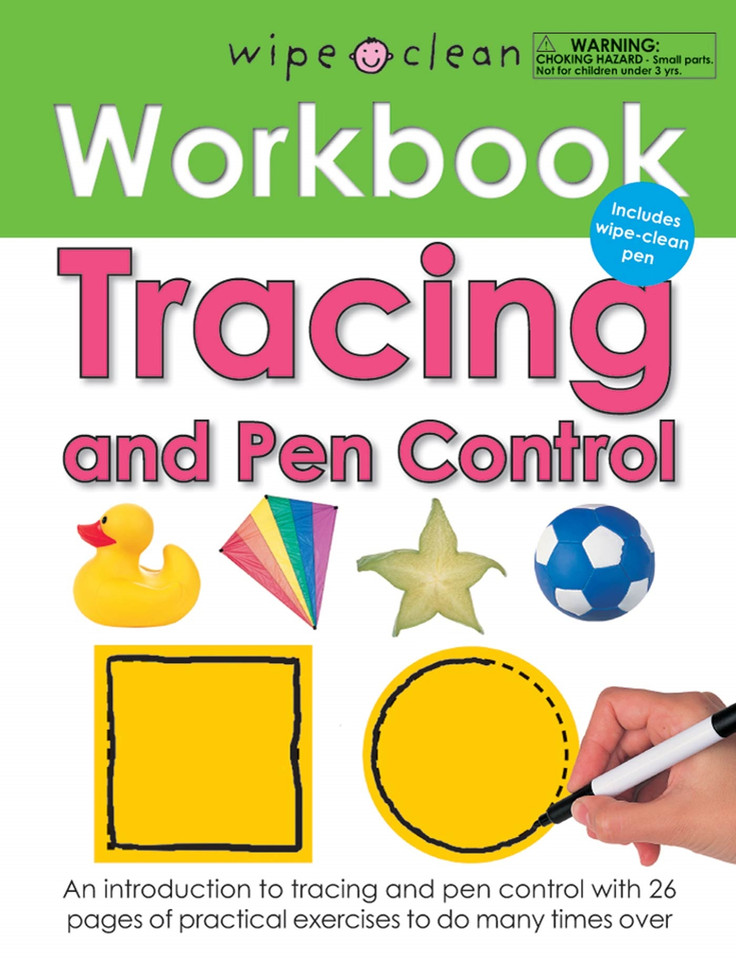 Tracing and Pen Control (Wipe Clean Workbook): Includes Wipe-Clean Pen (Wipe Clean Learning Books) book cover by Roger Priddy