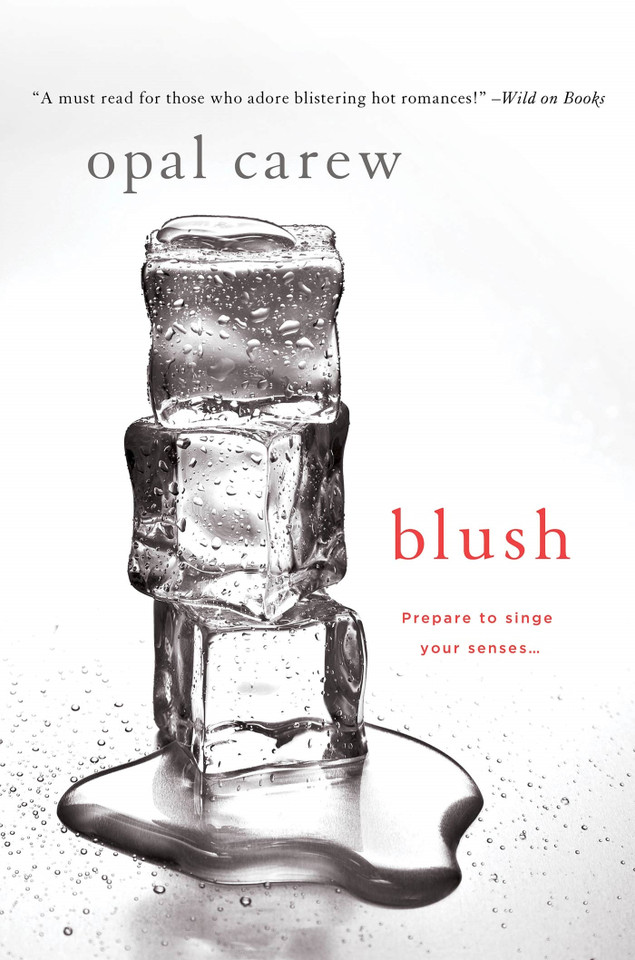 Blush book cover by Opal Carew