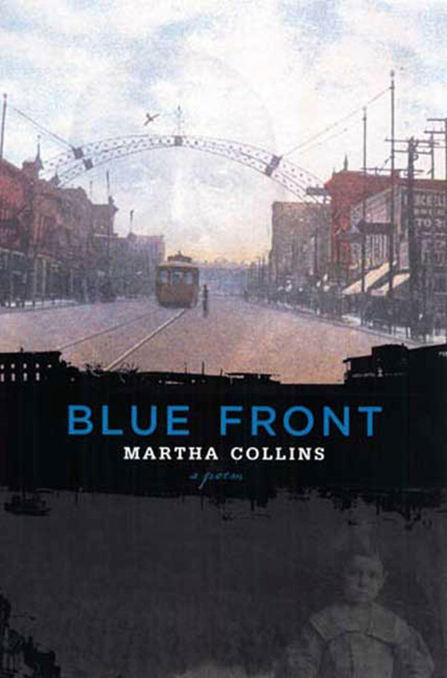 Blue Front: Poems book cover by Martha Collins