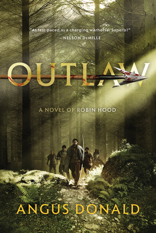 Outlaw: A Novel of Robin Hood book cover by Angus Donald