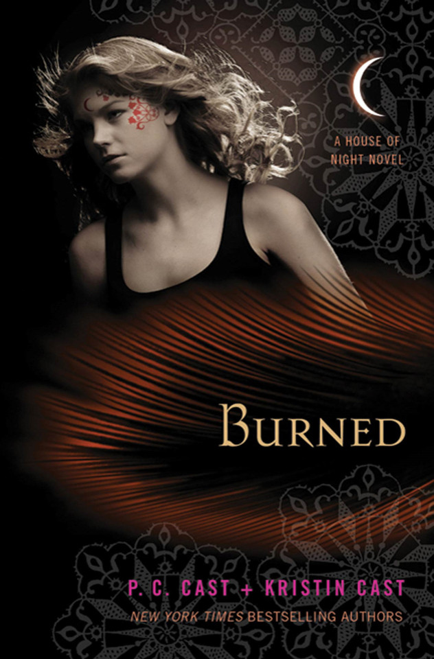 Burned: A House of Night Novel (House of Night Novels #7) book cover by P. C. Cast, Kristin Cast